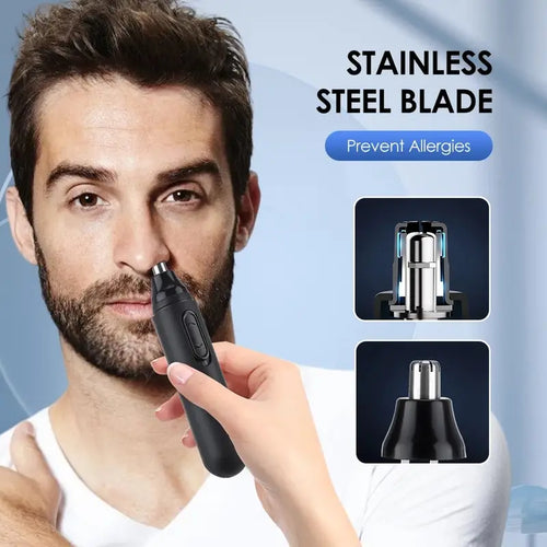 2-in-1 USB Rechargeable Nose and Hair Trimmer craftedpersona.co