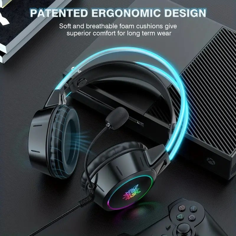 X15 PRO Double-Head Gaming Headphones with RGB craftedpersona.co
