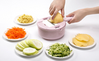 Multifunctional Vegetable Slicer and Grater Tool craftedpersona.co