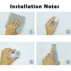 Self-Adhesive Wall Mounted Towel Hook Organizer craftedpersona.co
