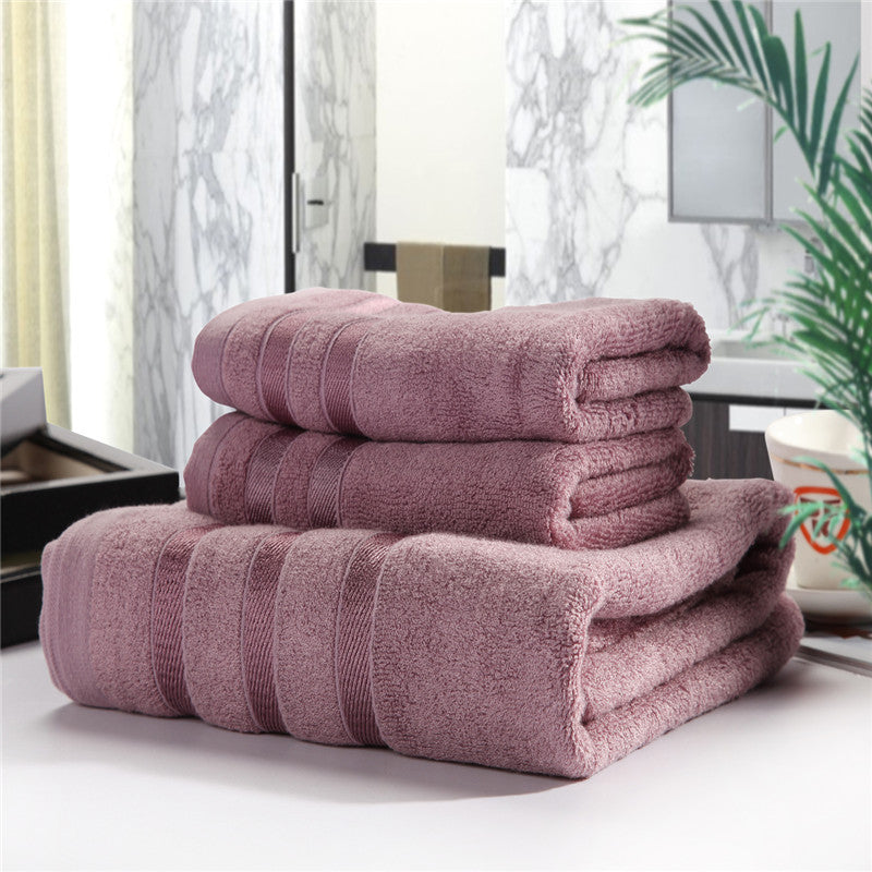 Bamboo Fiber Bath Towel Set - High-Quality Gift craftedpersona.co