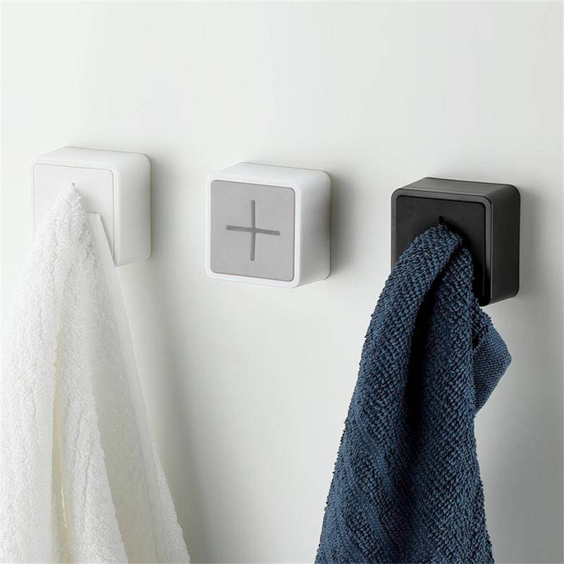 Self-Adhesive Wall Mounted Towel Hook Organizer craftedpersona.co