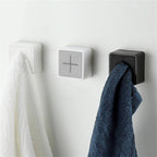 Self-Adhesive Wall Mounted Towel Hook Organizer craftedpersona.co