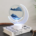 Moving Sand Art Table Lamp - 3D Moon Night Light craftedpersona.co