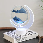 Moving Sand Art Table Lamp - 3D Moon Night Light craftedpersona.co