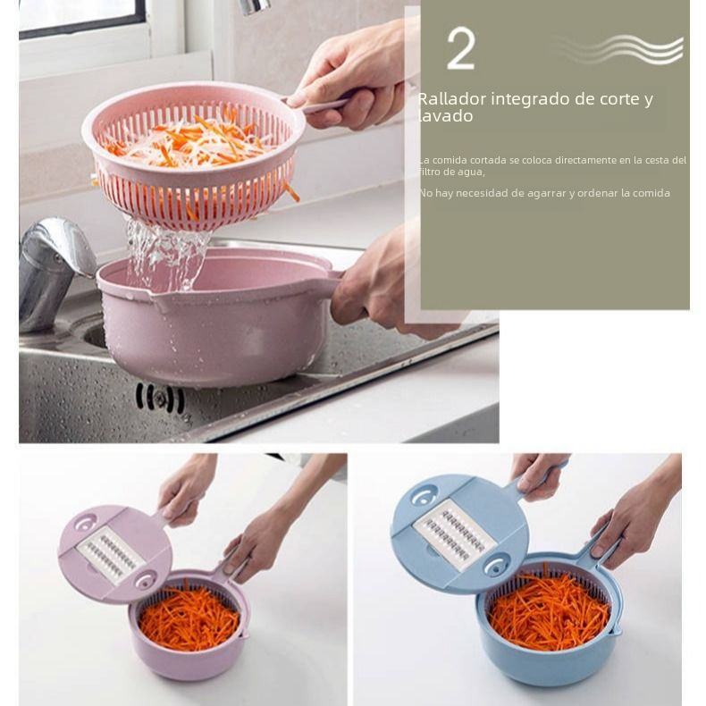 Multifunctional Vegetable Slicer and Grater Tool craftedpersona.co