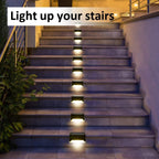 8 Pack New Solar Deck Lights Outdoor Waterproof LED Steps Lamps For Stairs Fence craftedpersona.co