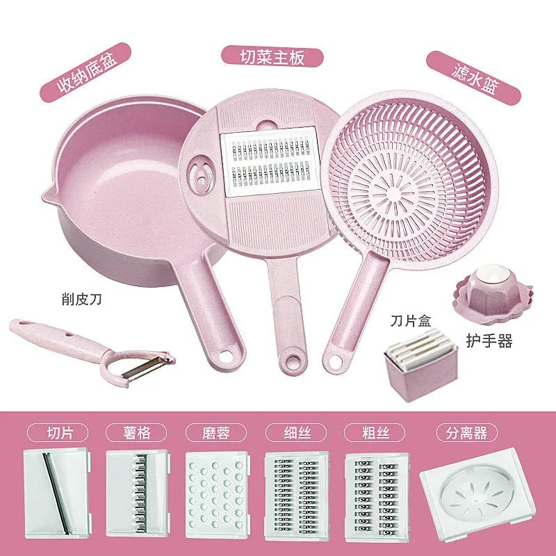 Multifunctional Vegetable Slicer and Grater Tool craftedpersona.co