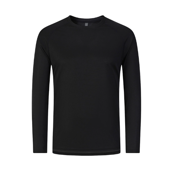 Men's Long Sleeve Fitness T-Shirt - Quick Dry & Breathable