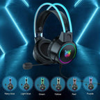 X15 PRO Double-Head Gaming Headphones with RGB craftedpersona.co