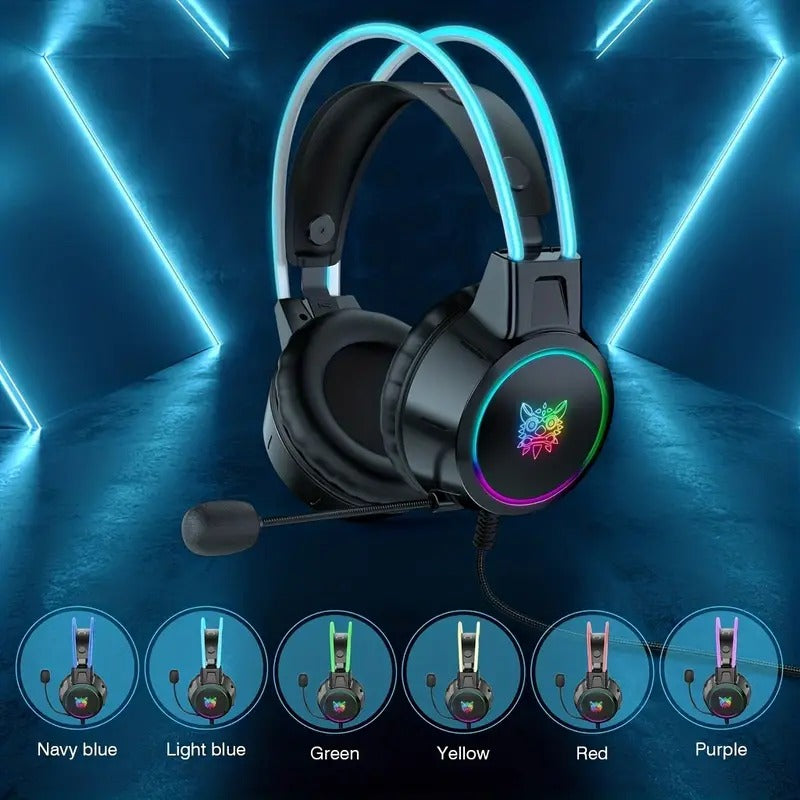 X15 PRO Double-Head Gaming Headphones with RGB craftedpersona.co