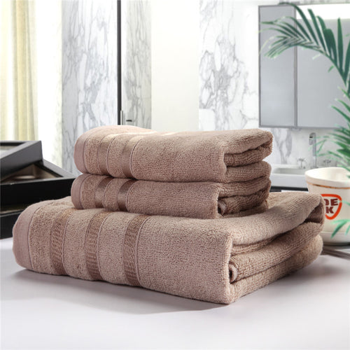 Bamboo Fiber Bath Towel Set - High-Quality Gift craftedpersona.co