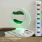 Moving Sand Art Table Lamp - 3D Moon Night Light craftedpersona.co