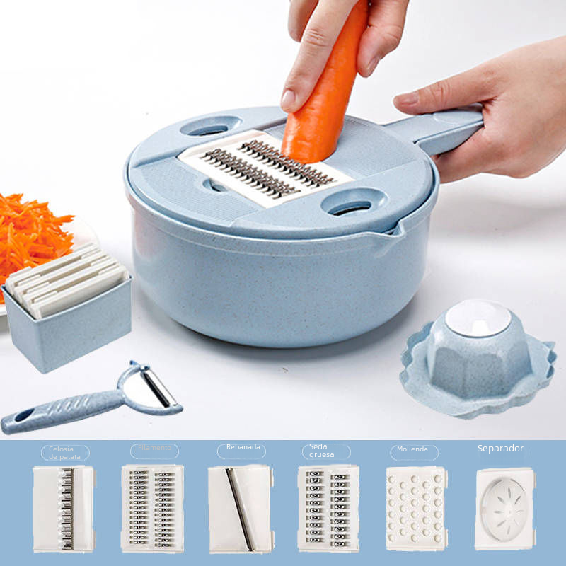 Multifunctional Vegetable Slicer and Grater Tool craftedpersona.co
