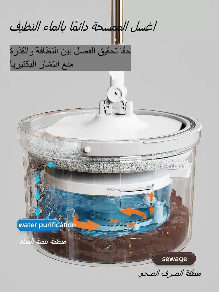 Rotating Flat Mop for Effortless Cleaning craftedpersona.co