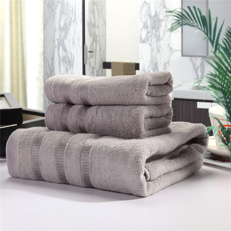 Bamboo Fiber Bath Towel Set - High-Quality Gift craftedpersona.co