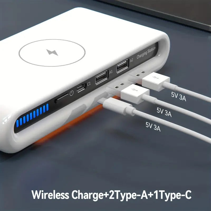 4-in-1 Multi Port Wireless Charging with Atmosphere Lights craftedpersona.co