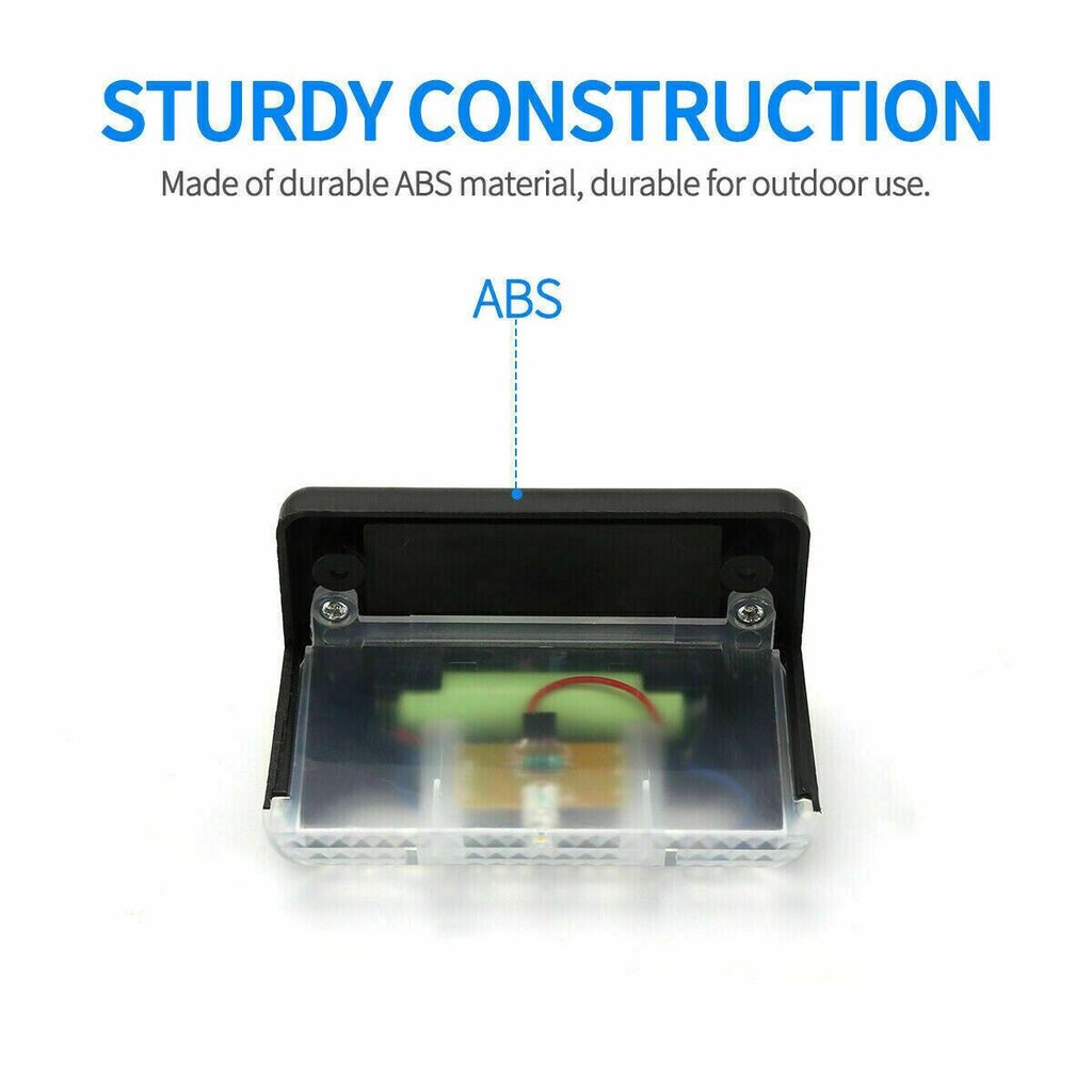8 Pack New Solar Deck Lights Outdoor Waterproof LED Steps Lamps For Stairs Fence craftedpersona.co