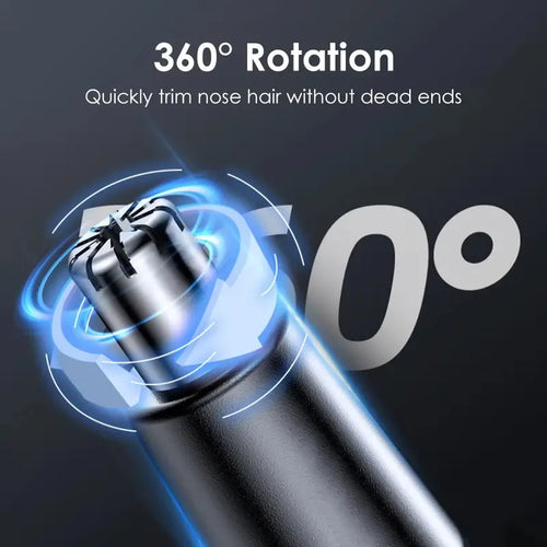 2-in-1 USB Rechargeable Nose and Hair Trimmer craftedpersona.co