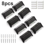 8 Pack New Solar Deck Lights Outdoor Waterproof LED Steps Lamps For Stairs Fence craftedpersona.co