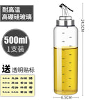 Glass Oil Bottle with Automatic Spout for Kitchen Use craftedpersona.co