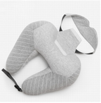 U-Shaped Foam Travel Pillow with Lumbar Support craftedpersona.co